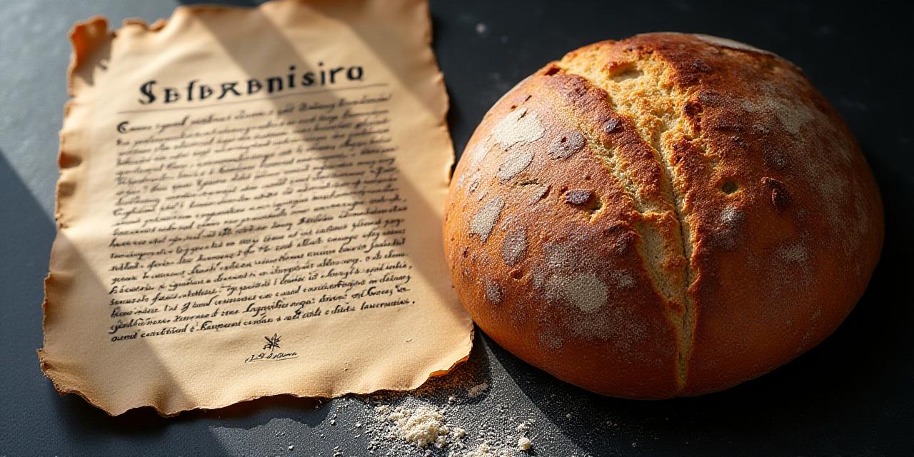 Antichi documenti romani e pane artigianale